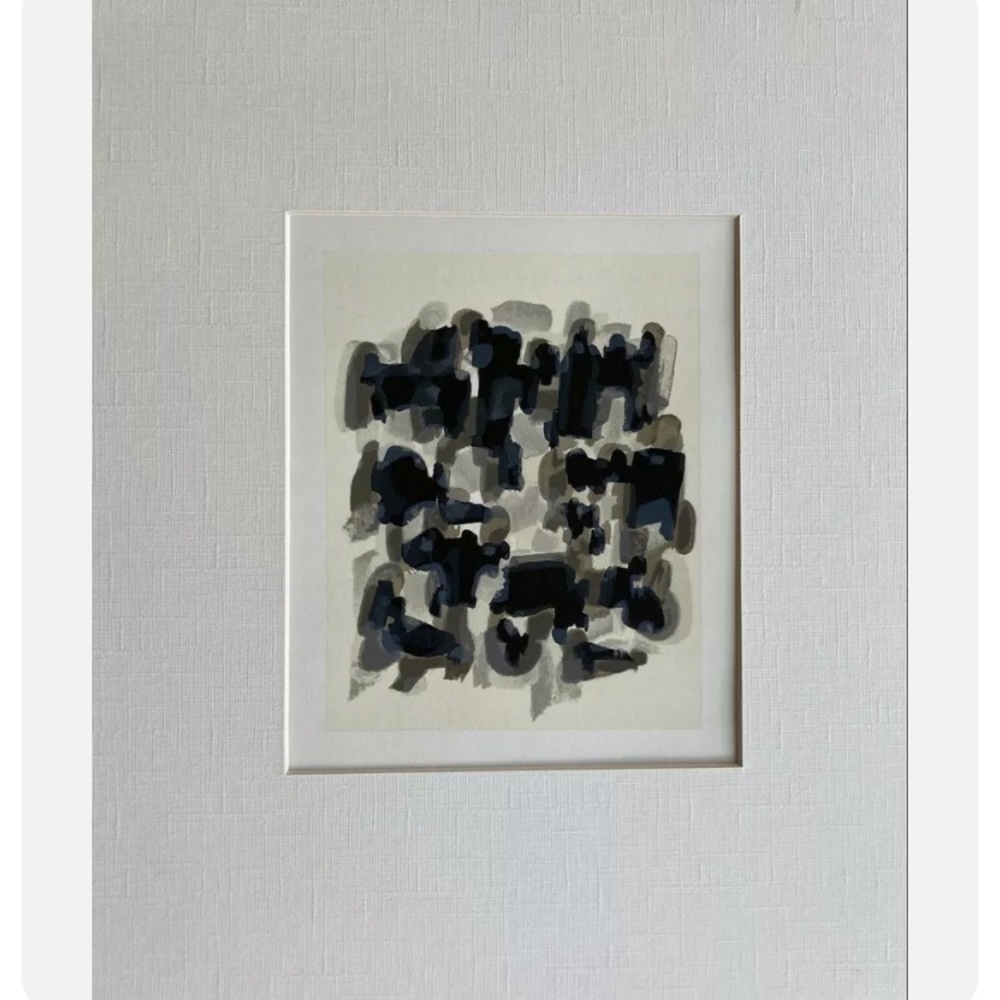 Raoul Ubac, Original Lithograph, DLM, 1961, Matted & Ready to Frame